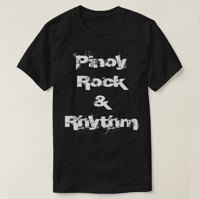 Pinoy sten & rytm tee shirt (Design framsida)