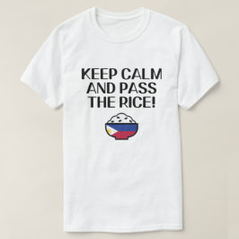 PinoyDesignar "BEHÅLLANS LUGN OCH PASSA RISET! T-S T Shirt