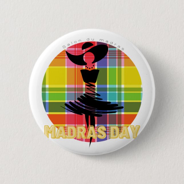PINS LOGO MADRAS DAY  (Framsida)