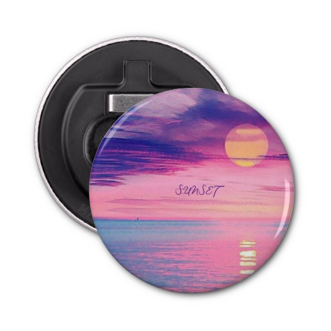 Pin's SUNSET  Flasköppnare (Framsidan)
