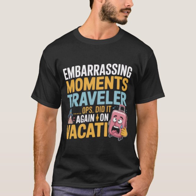 Pinsam Resenär Rolig T-Shirt för Vuxna (Framsida)