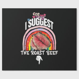 Pinsamt kan jag föreslå rostbiff presentpapper