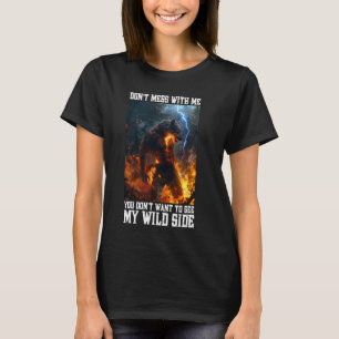 Pinsamt Varulv Varning Varg Meme Pinsamt Alfavarg T Shirt