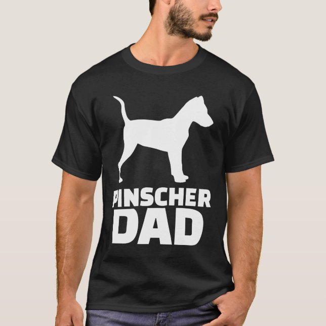 Pinscher Pappa 345 T Shirt (Framsida)