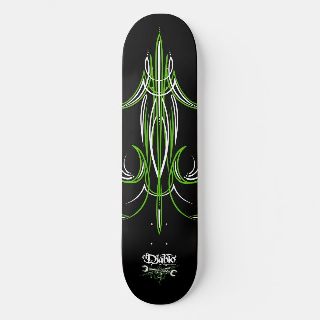 Pinstriped | El Diablo Mag | Skate Deck (Framsida)