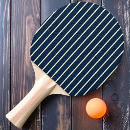 Pinstriping djupblå färg pingisracket