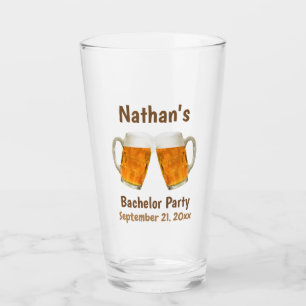 Pint för Bachelor Party Favor Beer Cheers Glaskopp