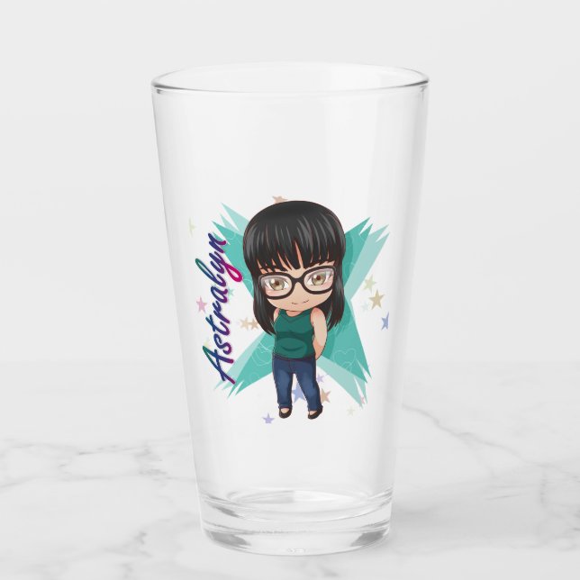 Pint Glass - Astralyn Chibi Glaskopp (Framsida)