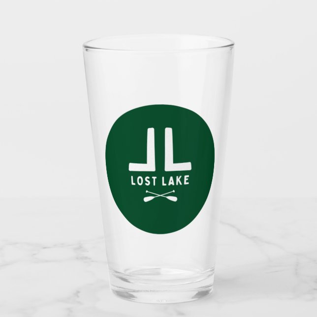 Pint Glass av borttappad Sjö Glaskopp (Framsida)