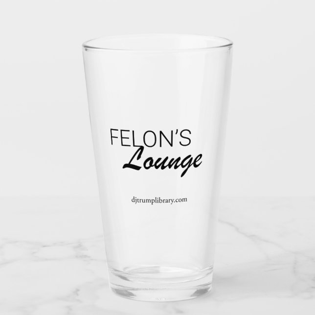 Pint Glass, "Felons Lounge" Glaskopp (Framsida)