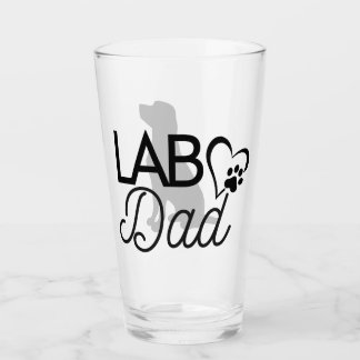 Pint Glass ’Lab Pappa’ Glaskopp