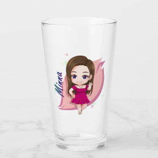 Pint Glass - Minna Chibi Glaskopp