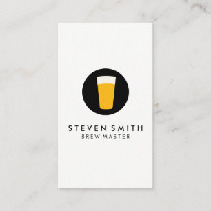 Pint of Beer Logotyp Visitkort