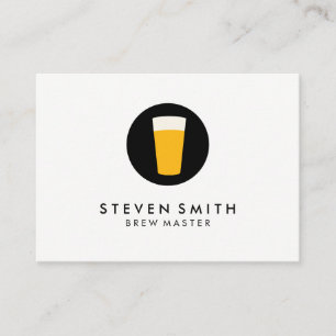 Pint of Beer Logotyp Visitkort