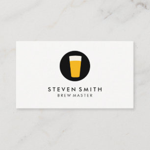 Pint of Beer Logotyp Visitkort