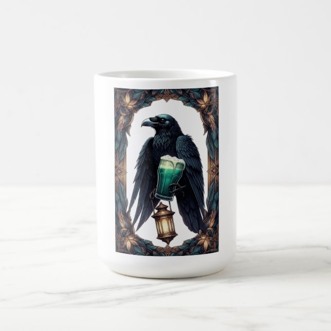 Pint of No Regrets Just Shenanigans Raven T-Shirt Kaffemugg (Center)