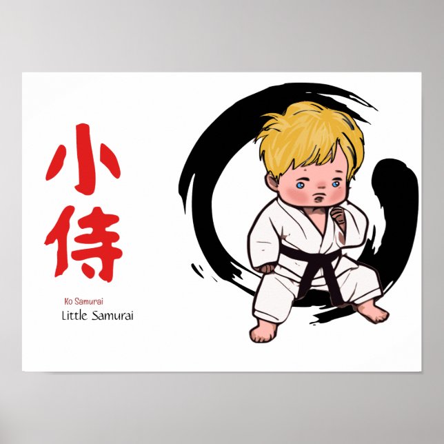 Pint-Sized Samurai Poster (Framsidan)