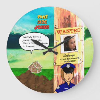 Pint Storlek Joker-klocka Stor Klocka