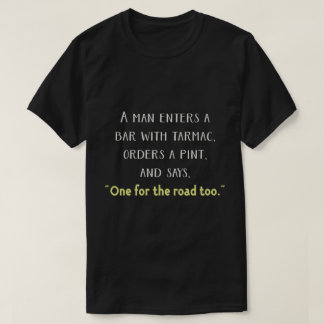 Pint, tack, och en till vägen t shirt