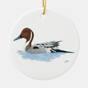 Pintail Anka Julgransprydnad Keramik
