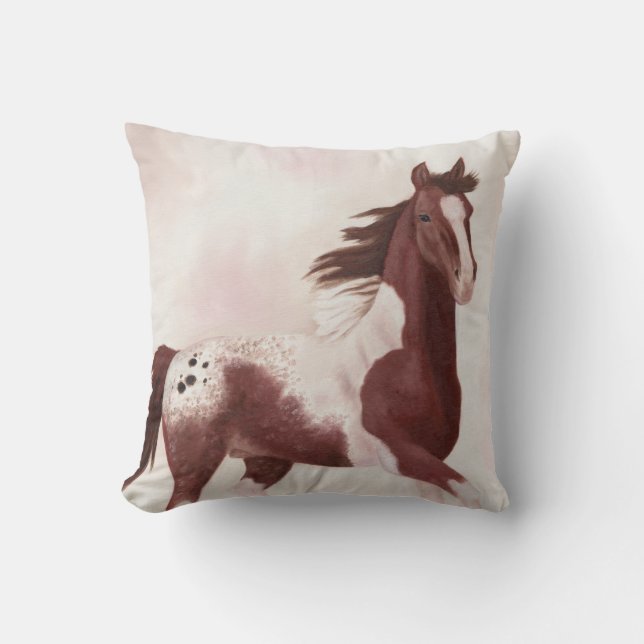 Pintaloosa Horse Kudde (Framsida)