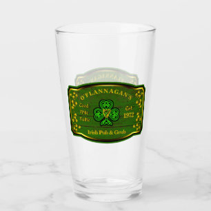 Pintglas av Irish Pub Personlig Glaskopp