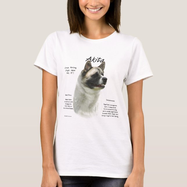 Pinto Akita History Tee (Framsida)
