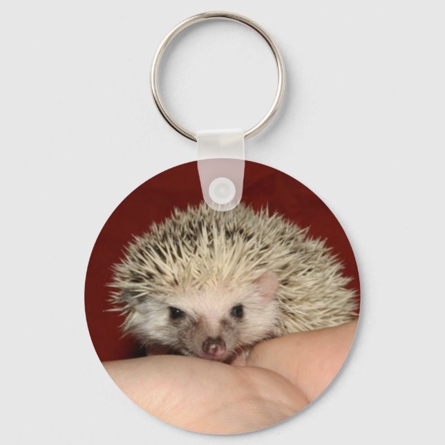 Pinto ansikte hedgehog nyckelring (Framsida)