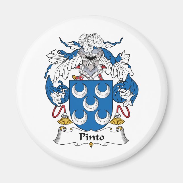Pinto Family Crest Magnet (Framsidan)