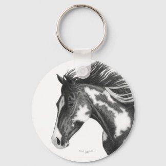 Pinto Horse Keychain Nyckelring