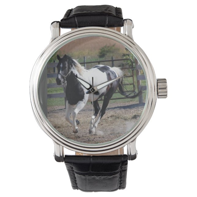 Pinto Paint Horse Armbandsur (Framsida)