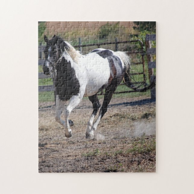 Pinto Paint Horse Pussel (Vertikal)