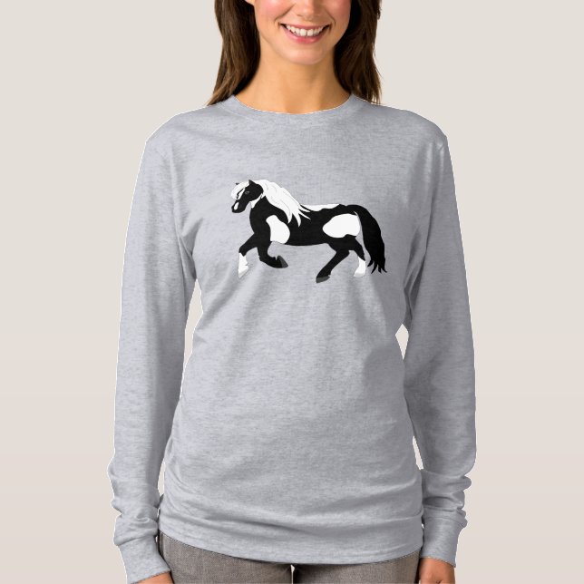 Pinto Pony Långärmad Shirt T (Framsida)