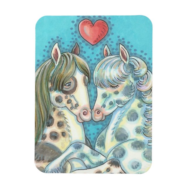 Pinto Pony Passion HORSE MAGNET *Anpassa (Vertikal)