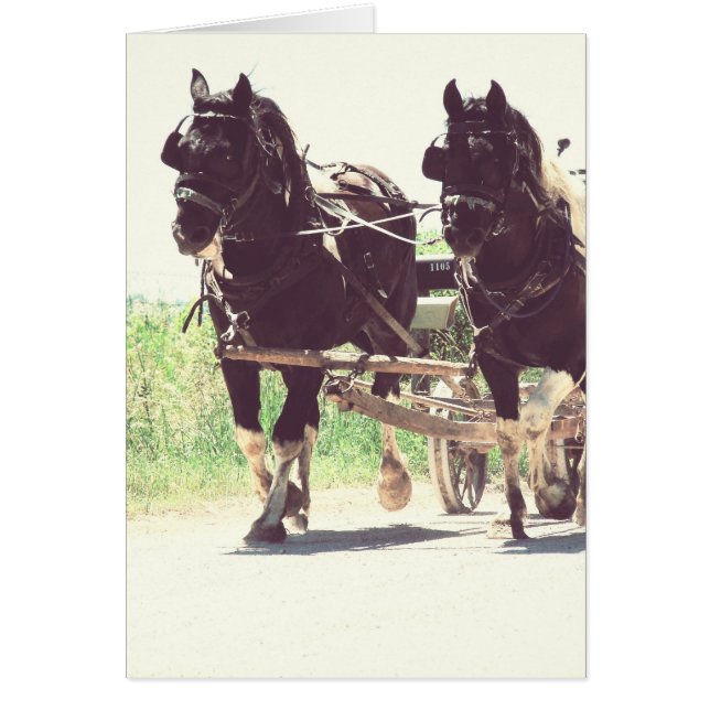 Pinto-utkast vid Vintage av arbete Hälsningskort (Framsidan)