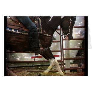 Pinto Western Hälsningskort