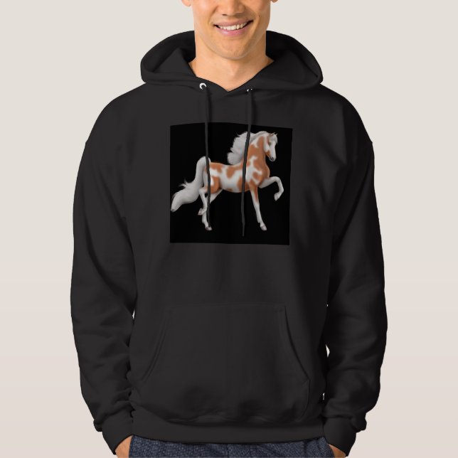 PintoamerikanSaddlebred Hoodie (Framsida)