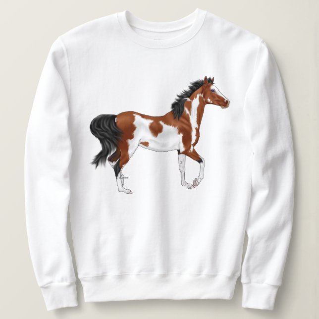 Pintoarabhäst Tee Shirt (Design framsida)