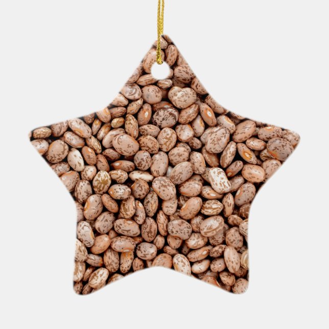 Pintobönor Julgransprydnad Keramik (Framsidan)