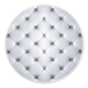 Pintuck ser vitaktig ut och guld elegant knopp