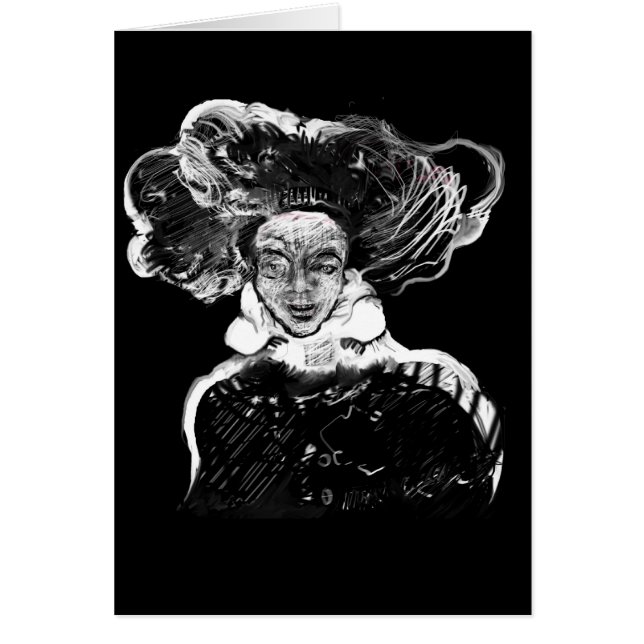 Pintura digital realizada en Photoshop con tabb Hälsningskort (Framsidan)