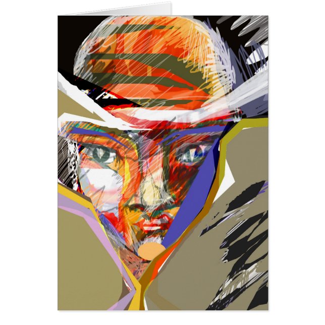 Pintura digital realizada en Photoshop con tabb Hälsningskort (Framsidan)