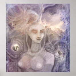 Pintura digital realizada en Photoshop con tabb Poster