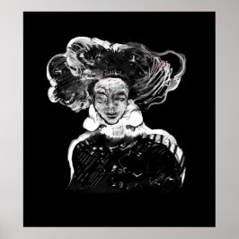 Pintura digital realizada en Photoshop con tabb Poster