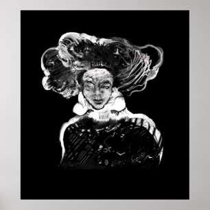 Pintura digital realizada en Photoshop con tabb Poster