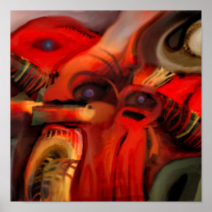 Pintura digital realizada en Photoshop con tablett Poster