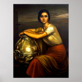 Pintura ’La Fuensanta’ Julio Romero de Torres Poster