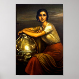 Pintura ’La Fuensanta’ Julio Romero de Torres Poster