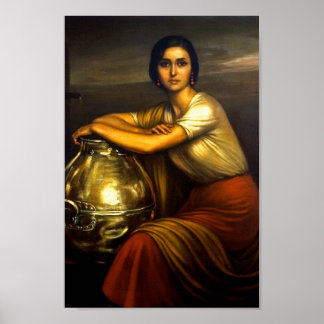 Pintura ’La Fuensanta’ Julio Romero de Torres Poster