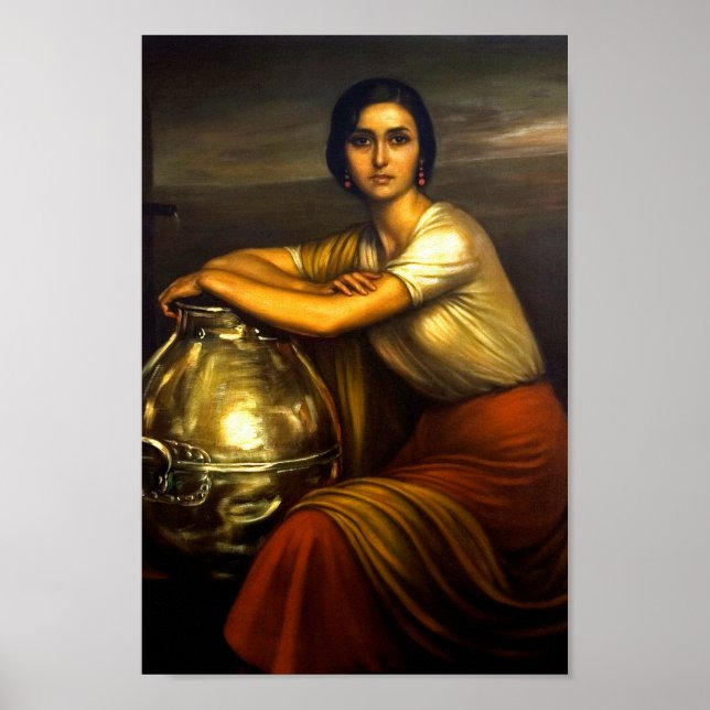 Pintura ’La Fuensanta’ Julio Romero de Torres Poster (Framsidan)